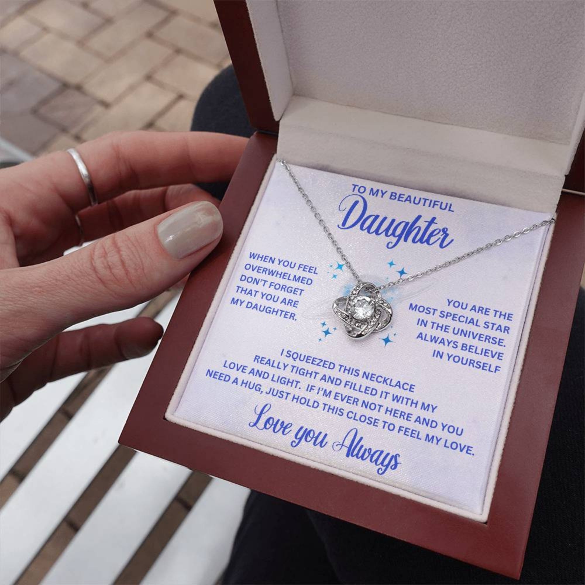 Shining Star Necklace: A Daughter's Guiding Light