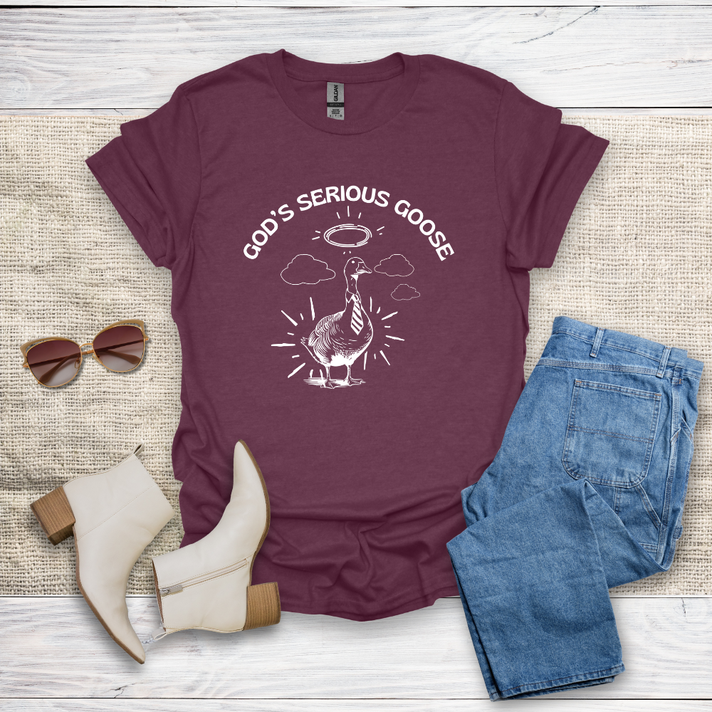 God's Serious Goose Unisex Softstyle T-Shirt - SST302