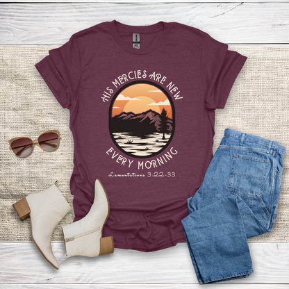 His Mercies Are New T-Shirt SST326V5