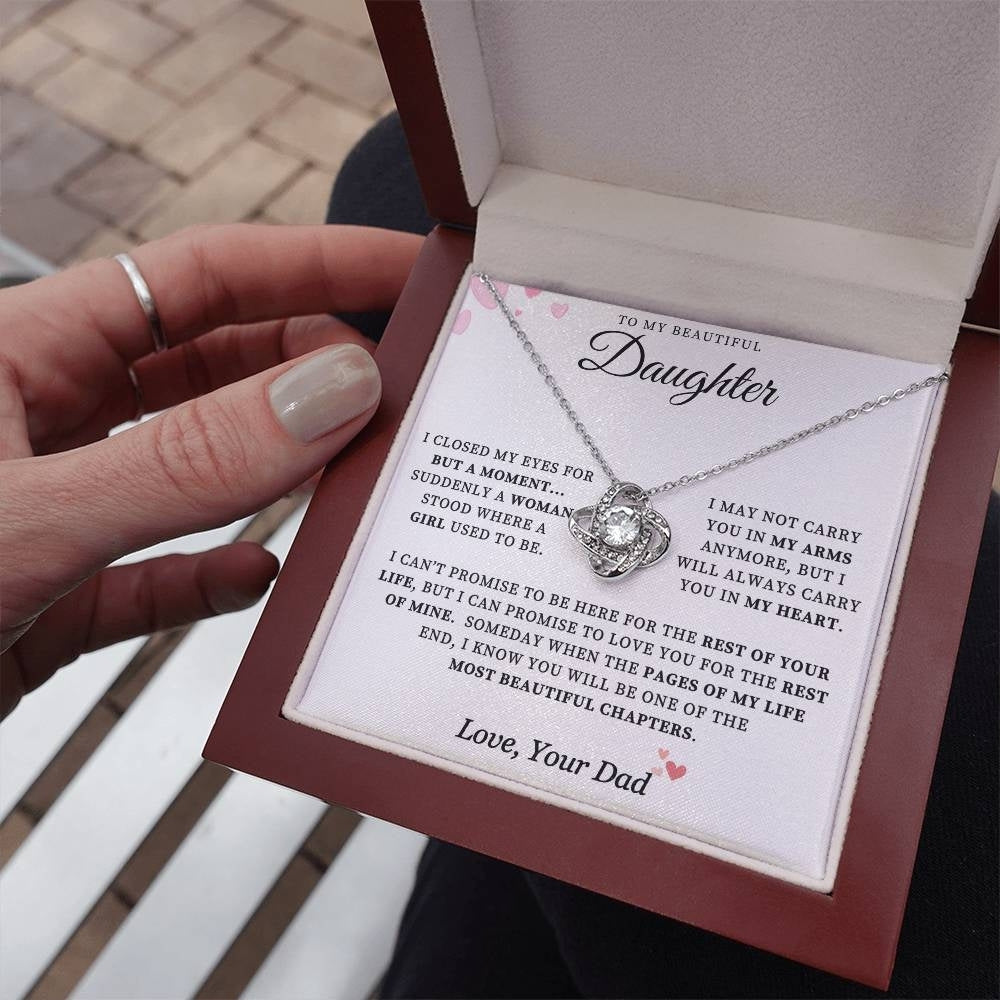 Beautiful Chapters: Necklace Gift Set for Daughter