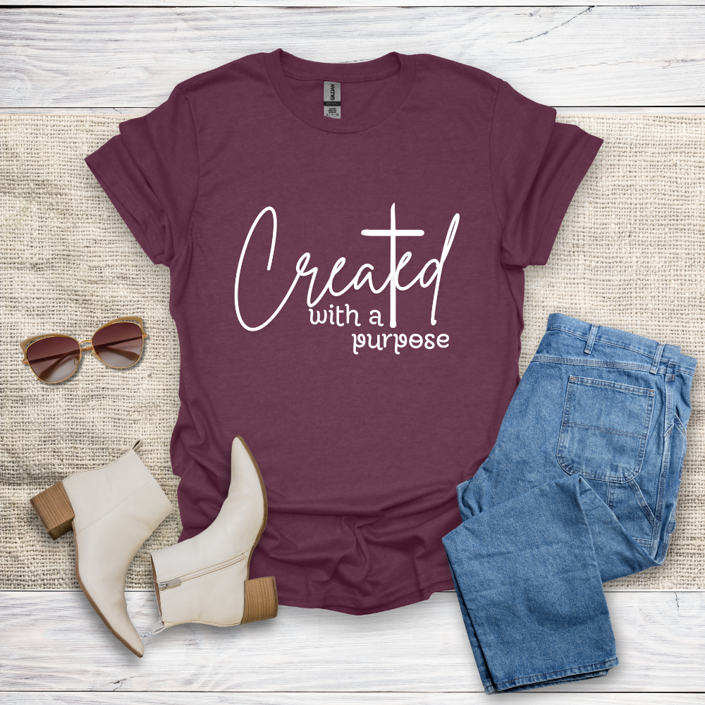 Created With A Purpose T-Shirt SST320V2