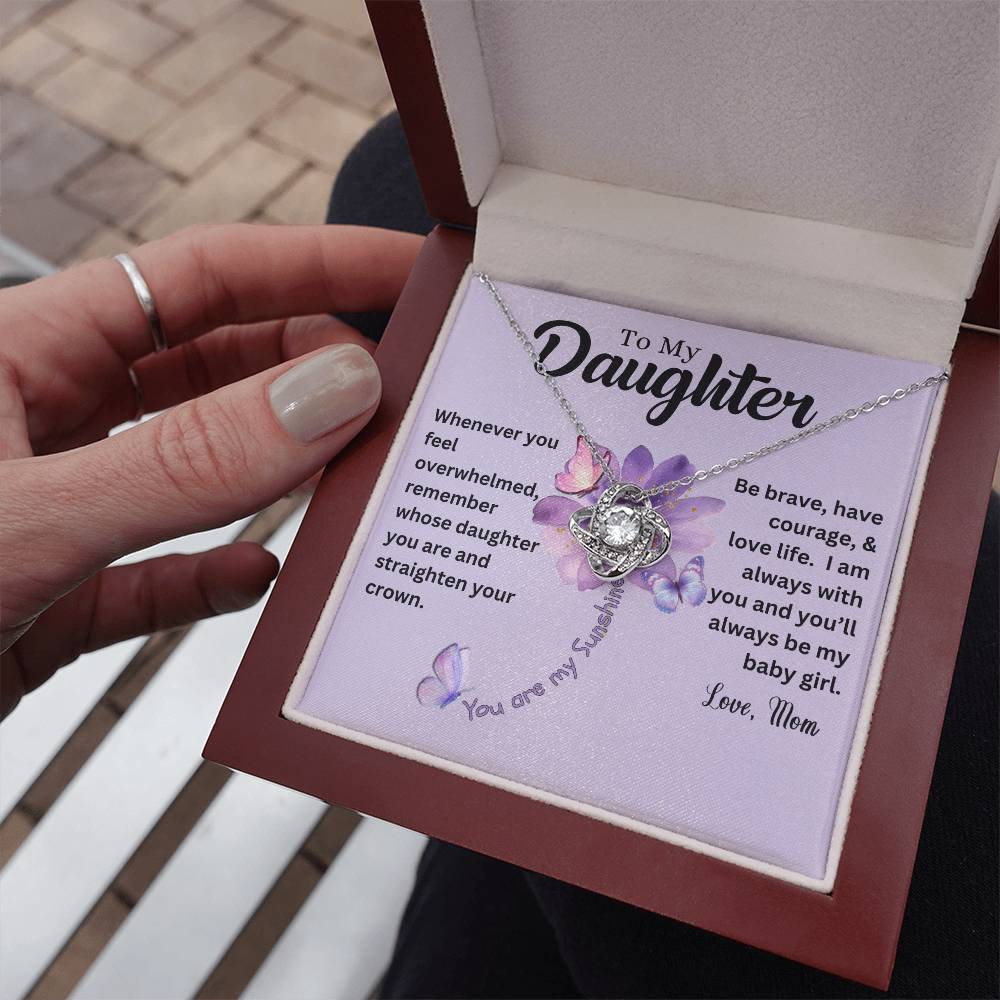 Be Brave Daughter Necklace Gift Set