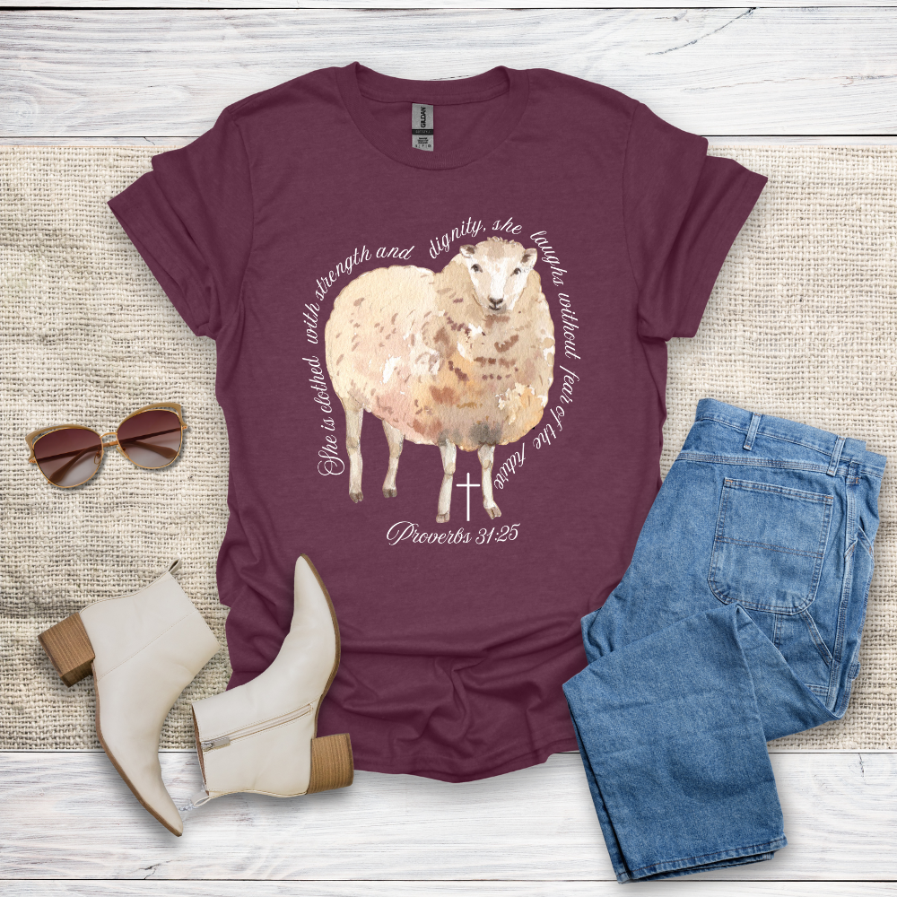She Is Clothed With Strength & Dignity T-Shirt SST330V4