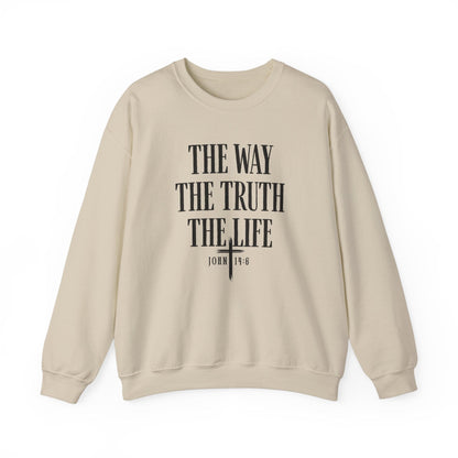 The Way The Truth The Life™ Crewneck Sweatshirt 1001