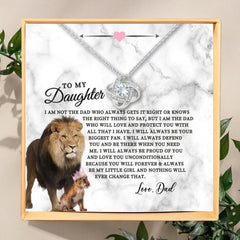 Lion's Pride: Necklace Gift Set for Daughter