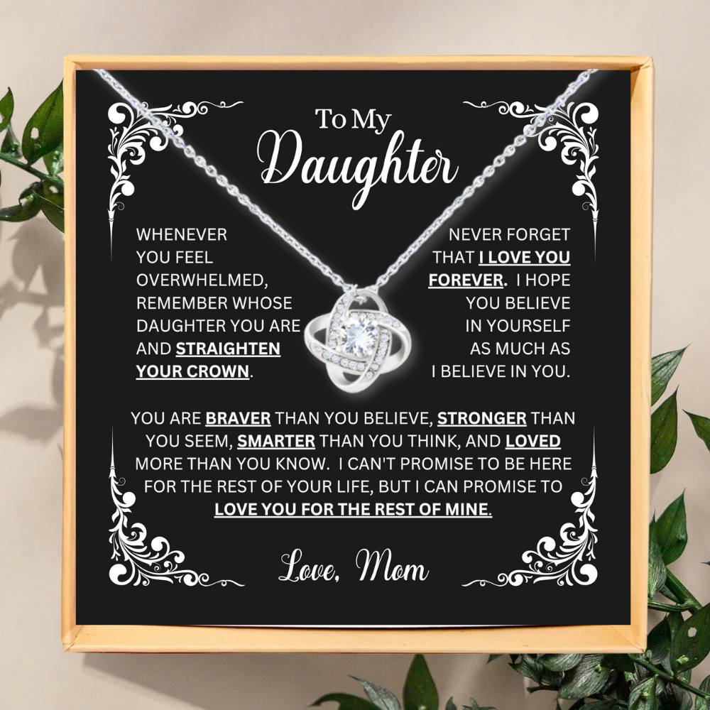 Crown of Confidence: Necklace Gift Set for Daughter