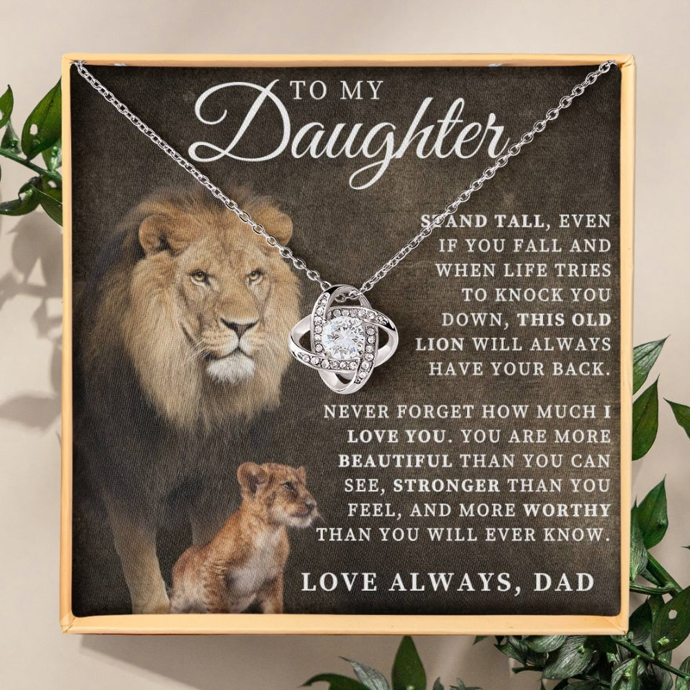 Stand Tall: Necklace Gift Set for Daughter