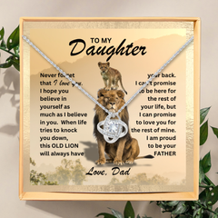 Old Lion's Love: Necklace Gift Set for Daughter