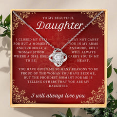 Proud Moment: Necklace Gift Set for Daughter