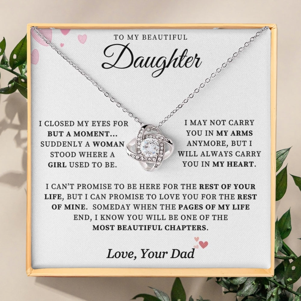 Beautiful Chapters: Necklace Gift Set for Daughter