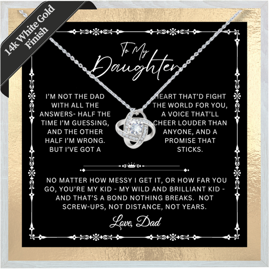 To My Daughter - Unbreakable Bond Necklace Gift Set - SS1060