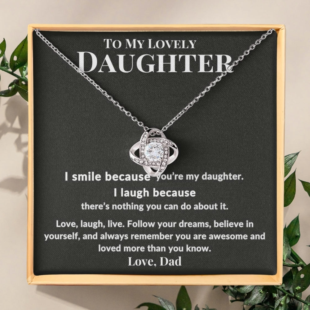 Smile and Laugh: Necklace Gift Set for Daughter