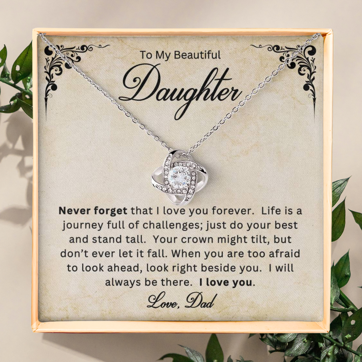 Journey of Love Necklace Gift Set for Daughter