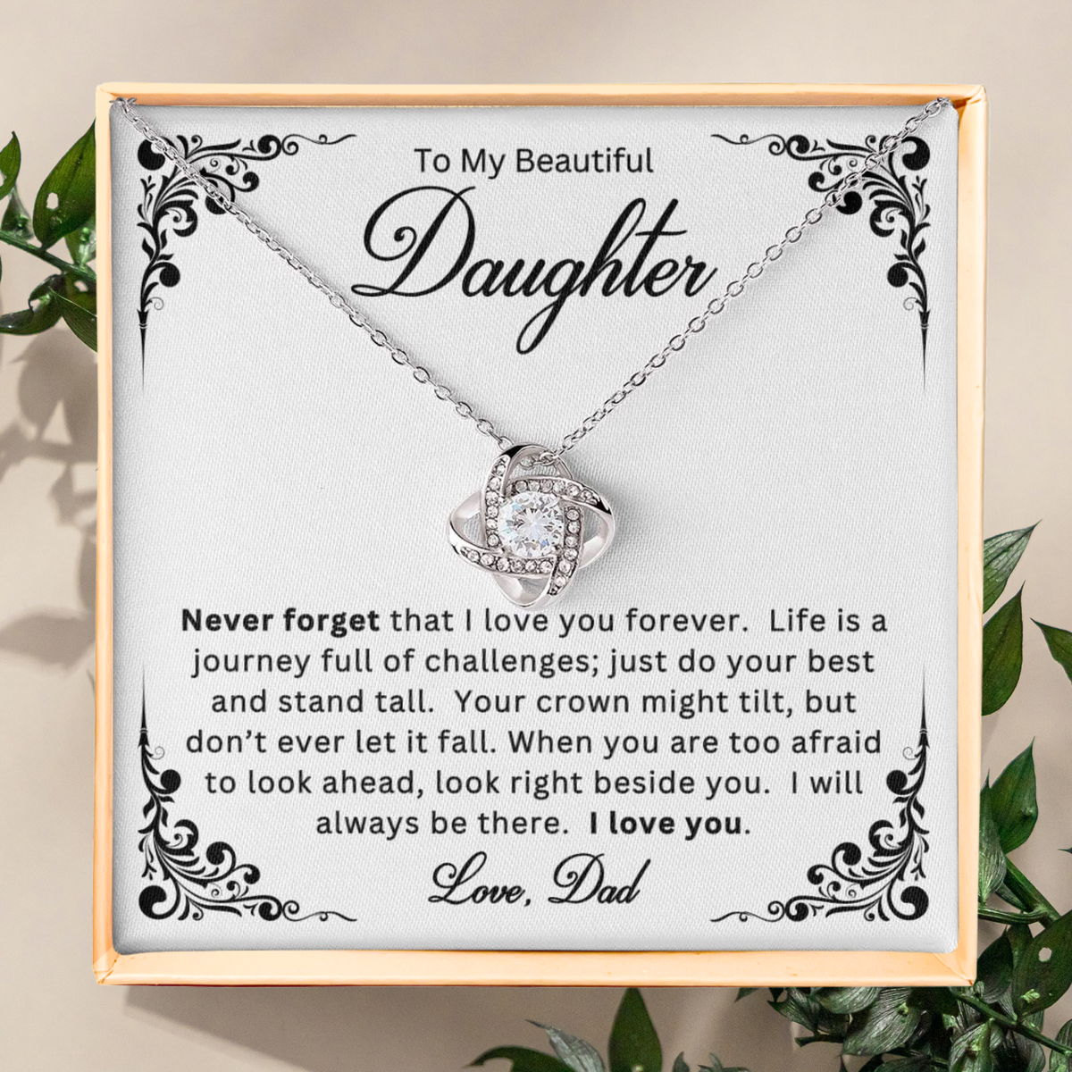 Forever Crown Necklace Gift Set for Daughter