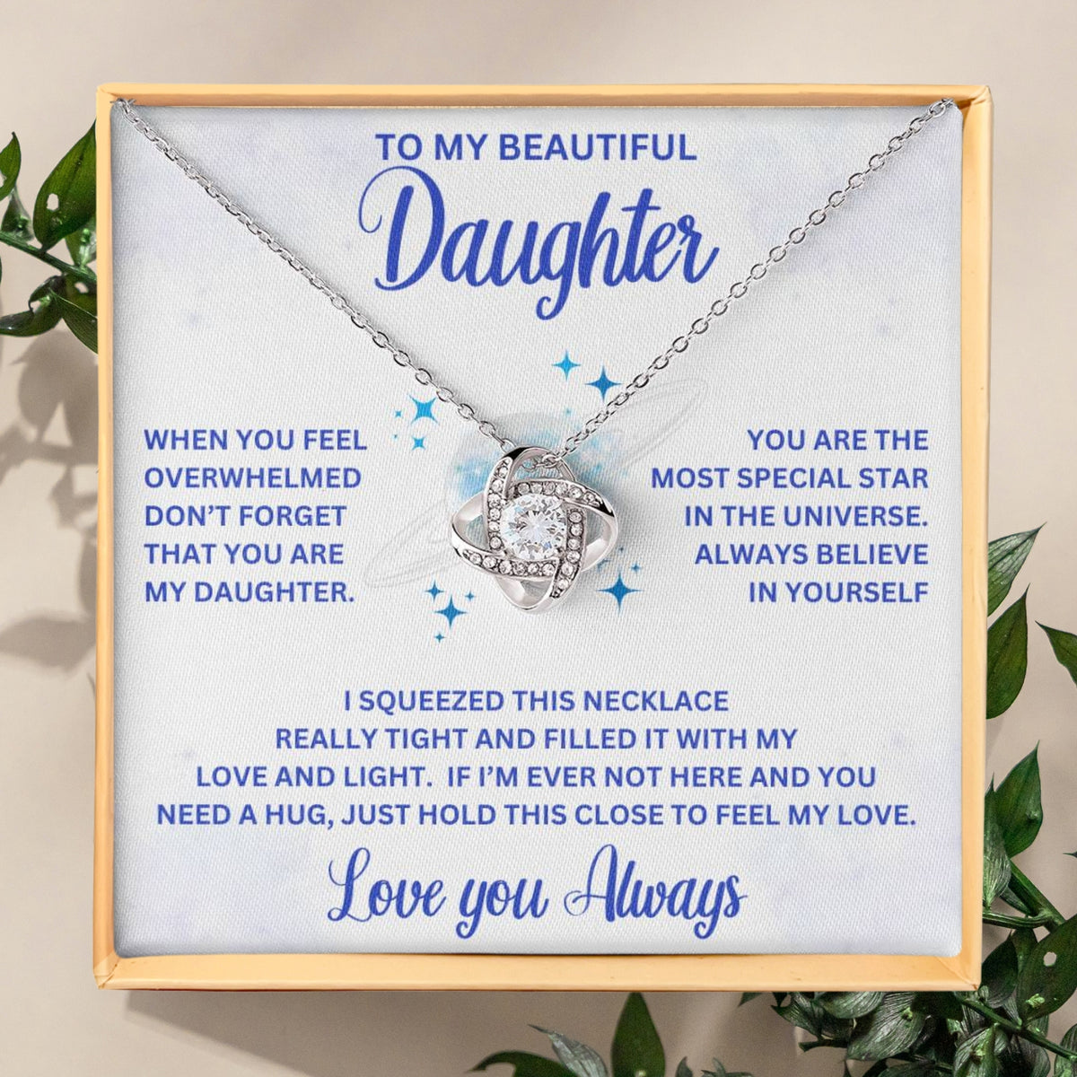 Shining Star Necklace: A Daughter's Guiding Light