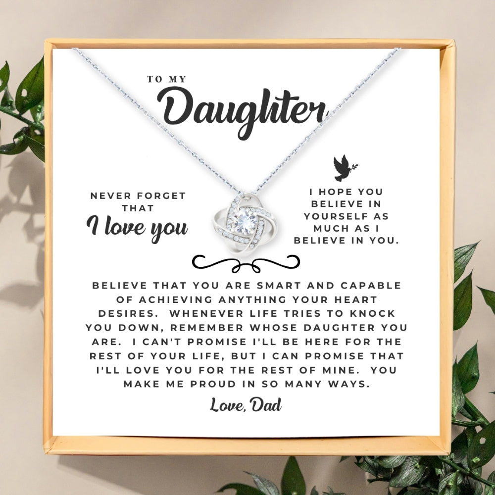 Limitless Love: Necklace Gift Set for Daughter