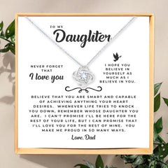 Limitless Love: Necklace Gift Set for Daughter