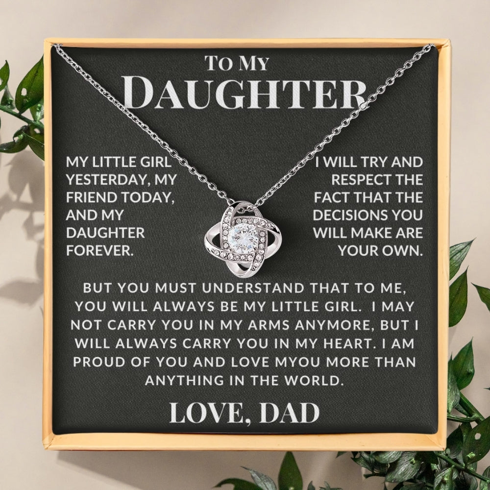 Forever My Little Girl: Necklace Gift Set for Daughter