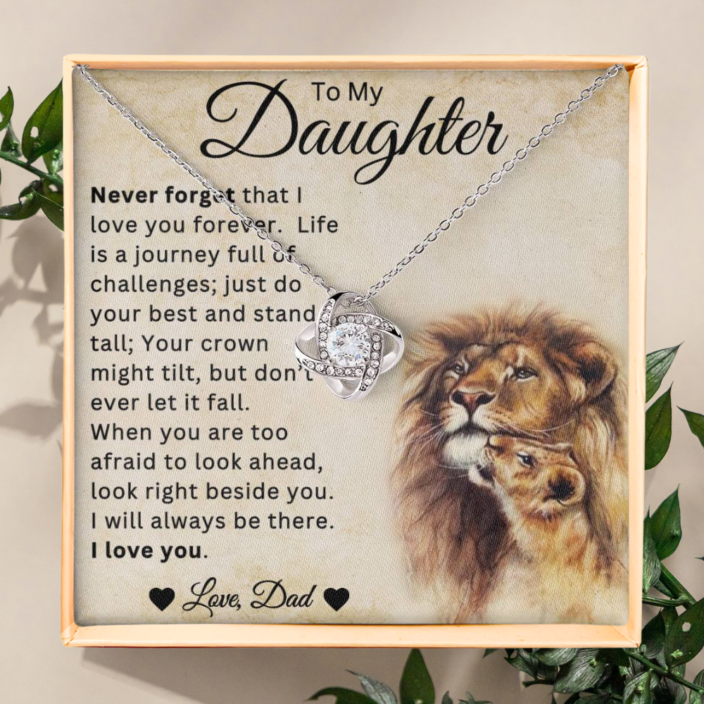 Life Is A Journey Necklace: Daughter Gift Set