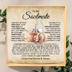 Roaring Love: Heart Necklace Gift Set for Soulmate