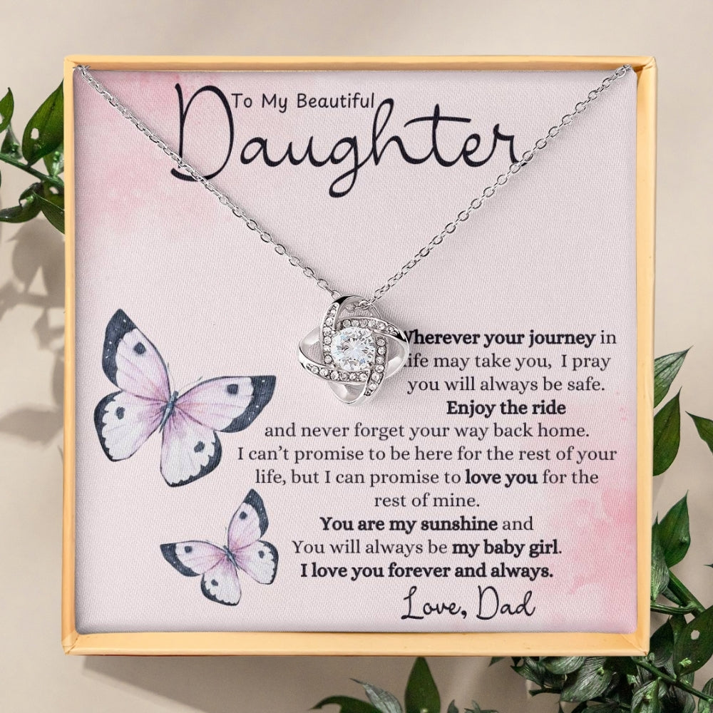 Sunshine Journey: Necklace Gift Set for Daughter