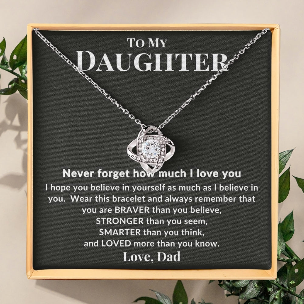 Believe in Yourself: Necklace Gift Set for Daughter