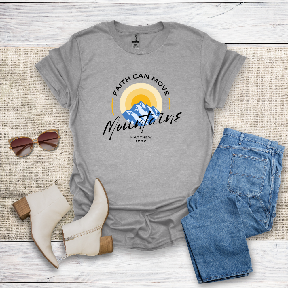 Faith Can Move Mountains Unisex Softstyle T-Shirt - SST305V1