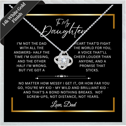 To My Daughter - Unbreakable Bond Necklace Gift Set - SS1020