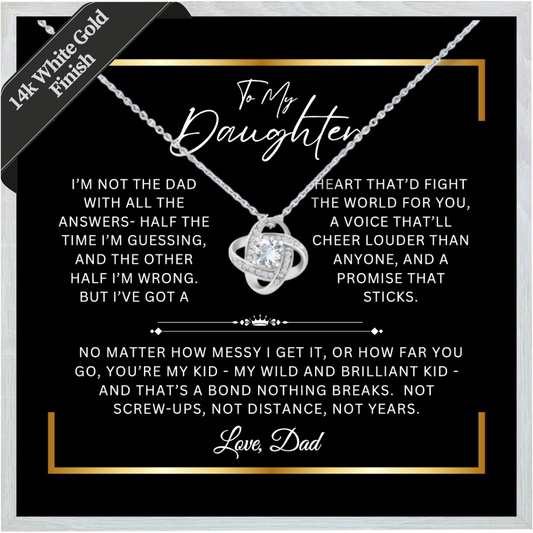 To My Daughter - Unbreakable Bond Necklace Gift Set - SS1020