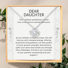 Eternal Unity: Necklace Gift Set for Daughter