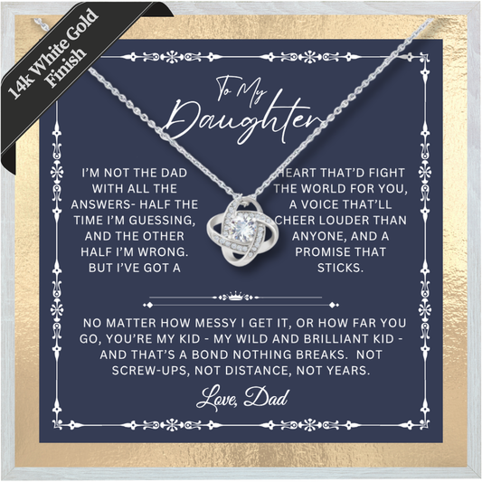 To My Daughter - Unbreakable Bond Necklace Gift Set - SS1050