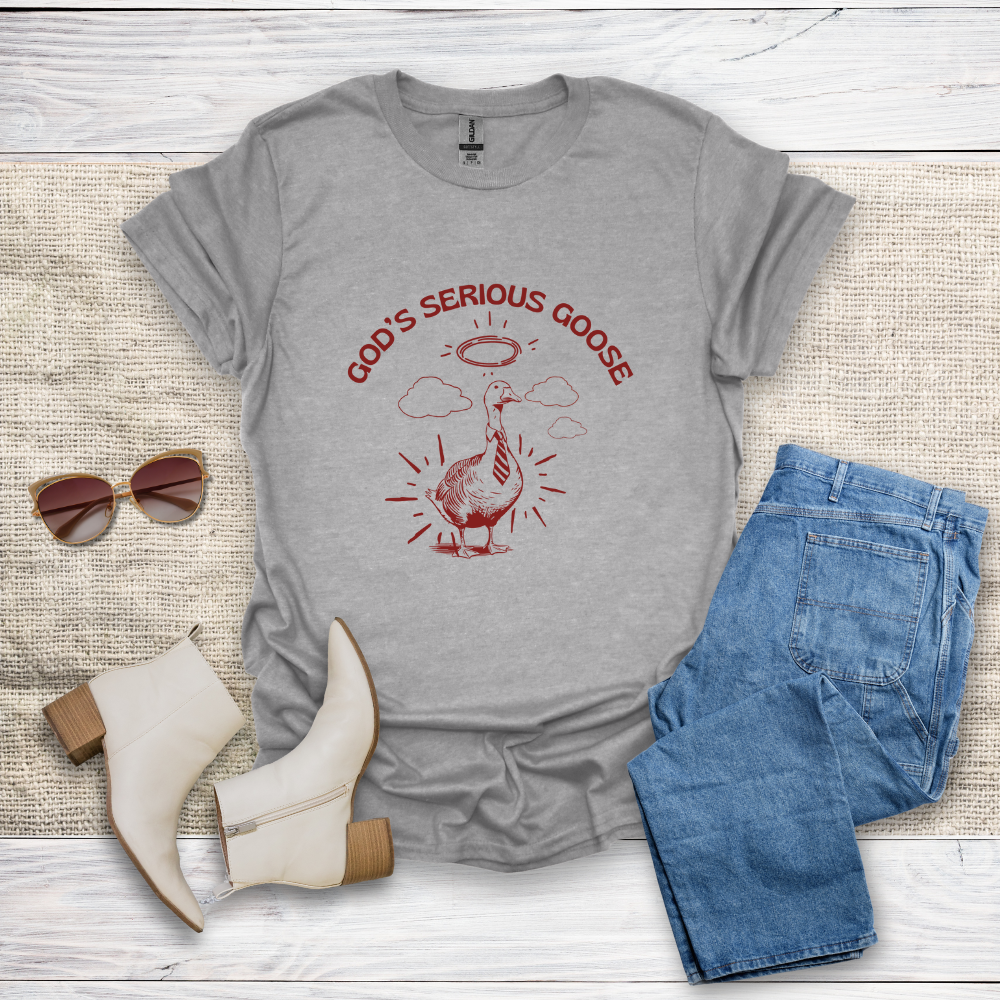 God's Serious Goose Unisex Softstyle T-Shirt - SST302