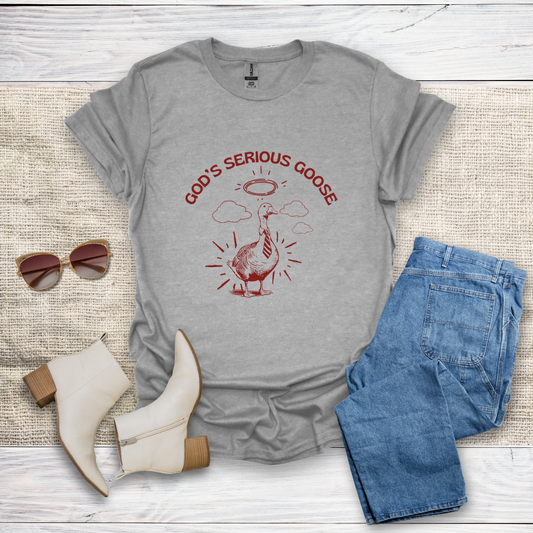 God's Serious Goose Unisex Softstyle T-Shirt - SST302