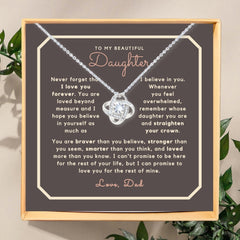 Beloved Strength: Necklace Gift Set for Daughter