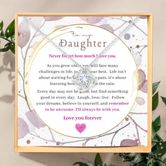 Unwavering Love: Necklace Gift Set for Daughter