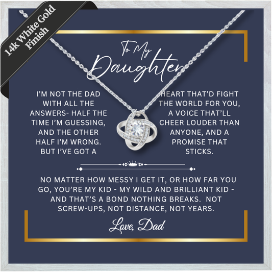 To My Daughter - Unbreakable Bond Necklace Gift Set - SS1010