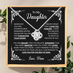 Crown of Confidence: Necklace Gift Set for Daughter