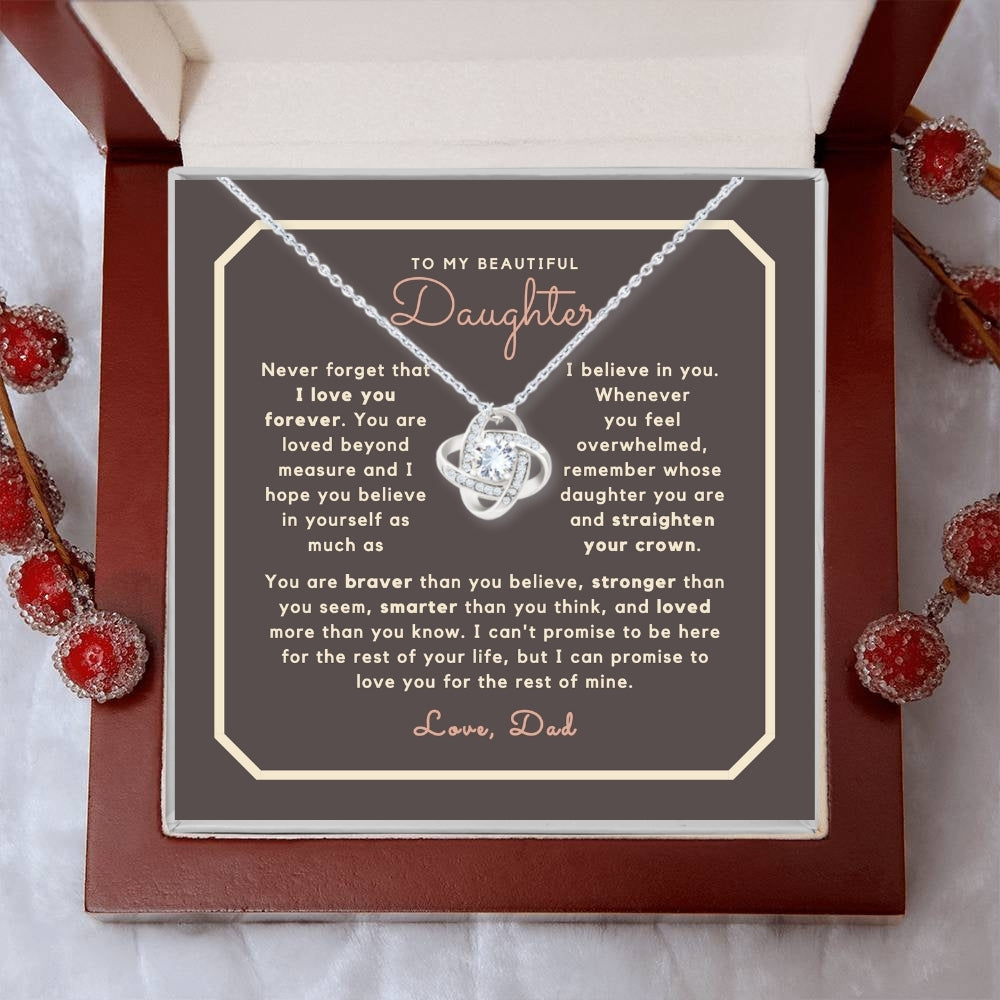 Beloved Strength: Necklace Gift Set for Daughter