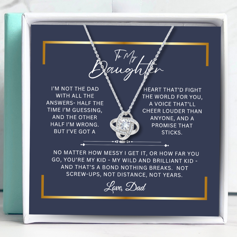 To My Daughter - Unbreakable Bond Necklace Gift Set - SS1010