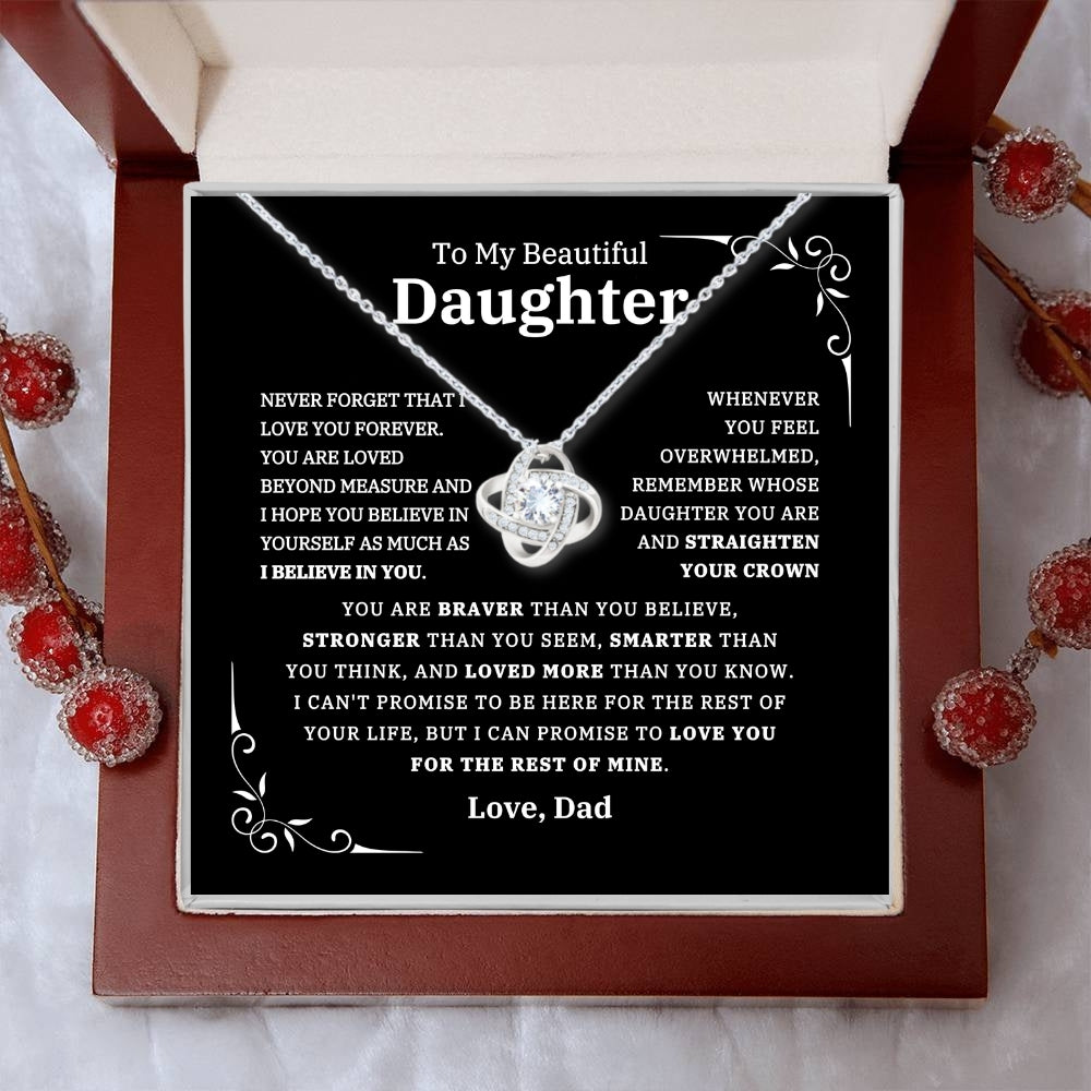 Courage and Grace: Necklace Gift Set for Daughter