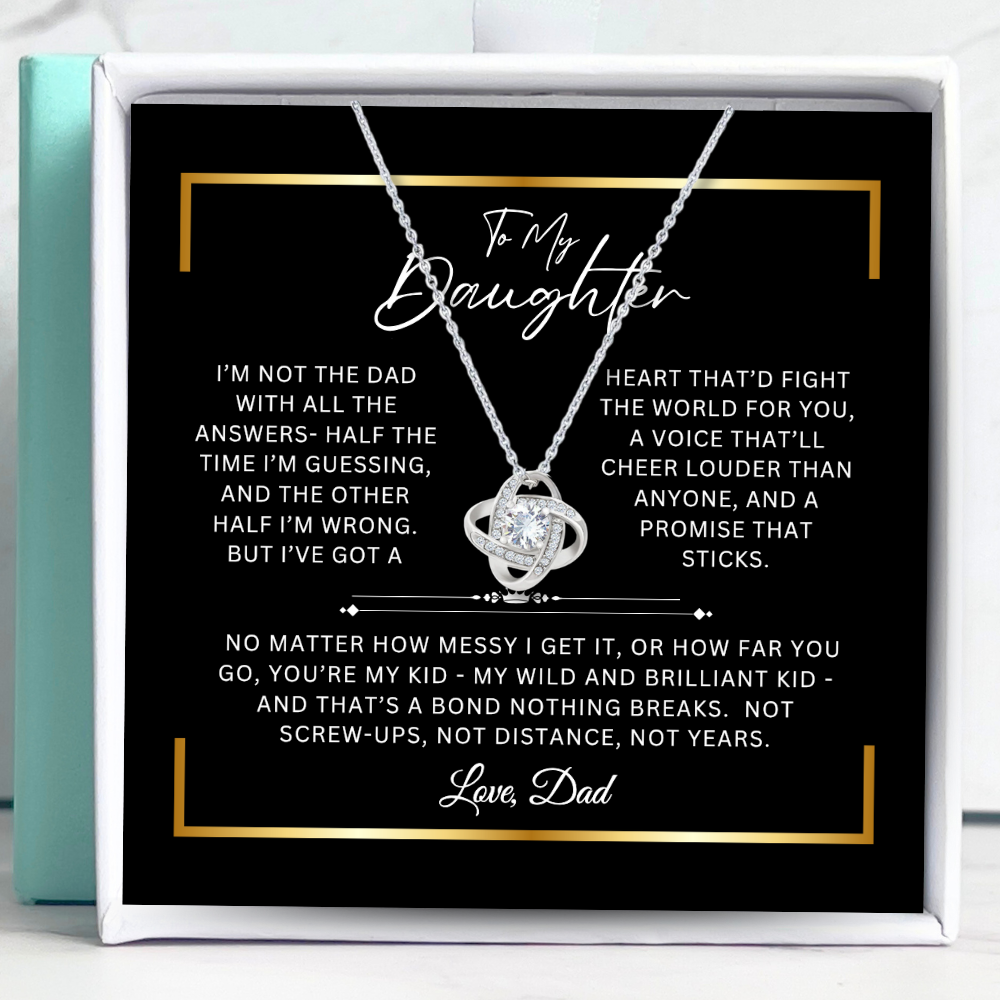 To My Daughter - Unbreakable Bond Necklace Gift Set - SS1020