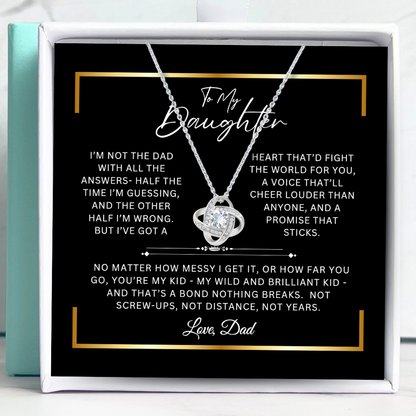 To My Daughter - Unbreakable Bond Necklace Gift Set - SS1020