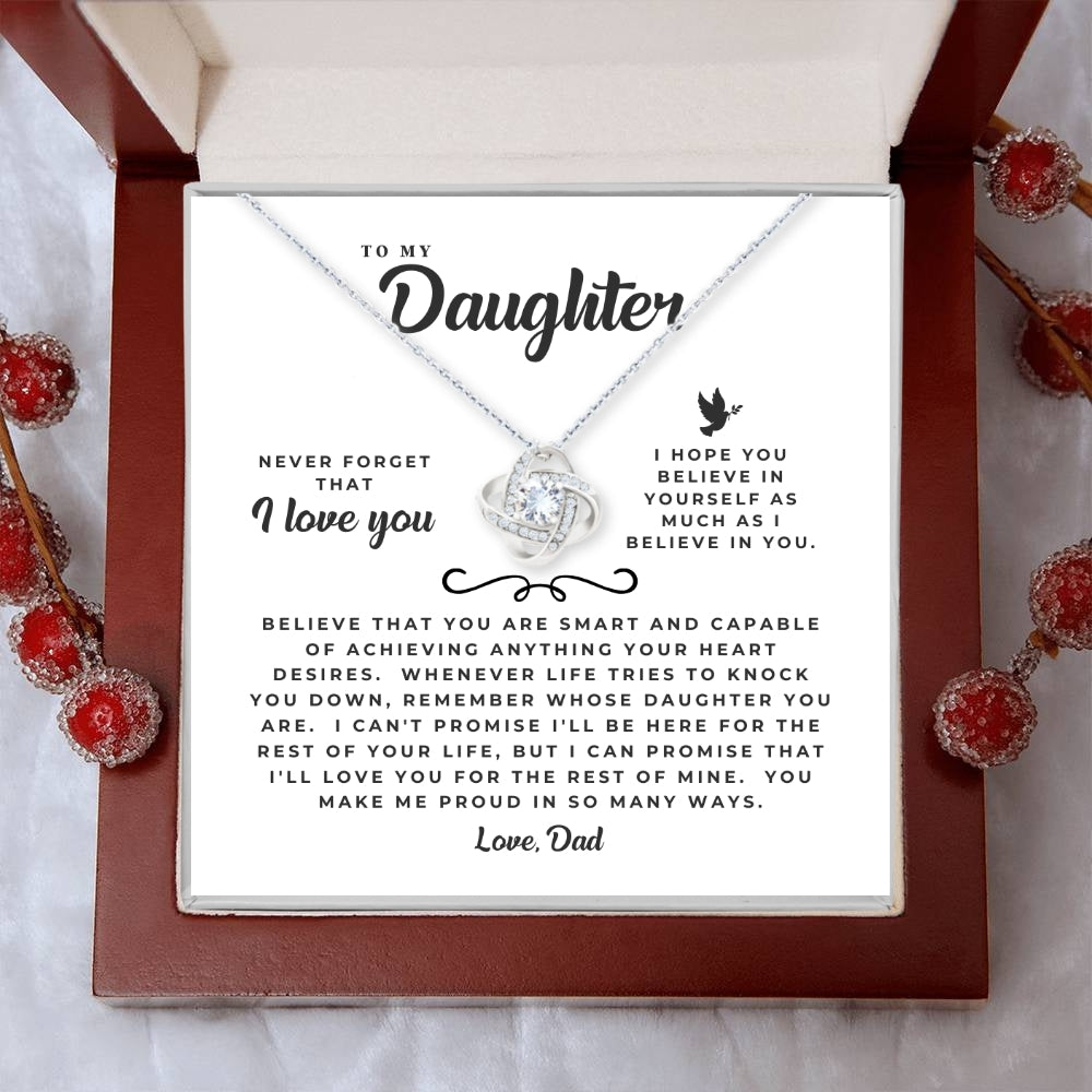 Limitless Love: Necklace Gift Set for Daughter