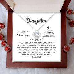 Limitless Love: Necklace Gift Set for Daughter