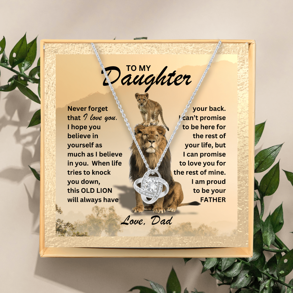 "A Dads Promise" Daughter Necklace Gift Set