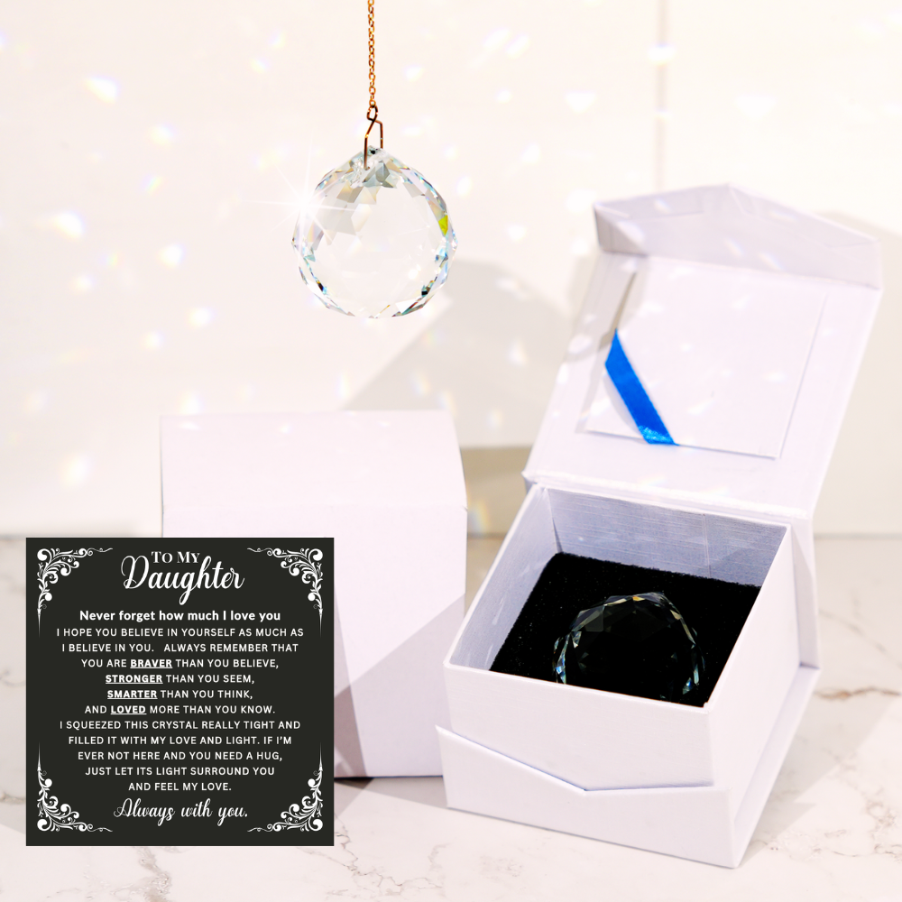 Daughter Shining Star Crystal Ornament Gift Set