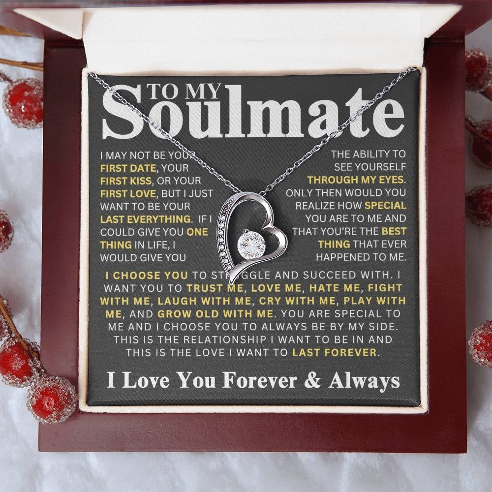 Endless Love: Heart Necklace Gift Set for Soulmate