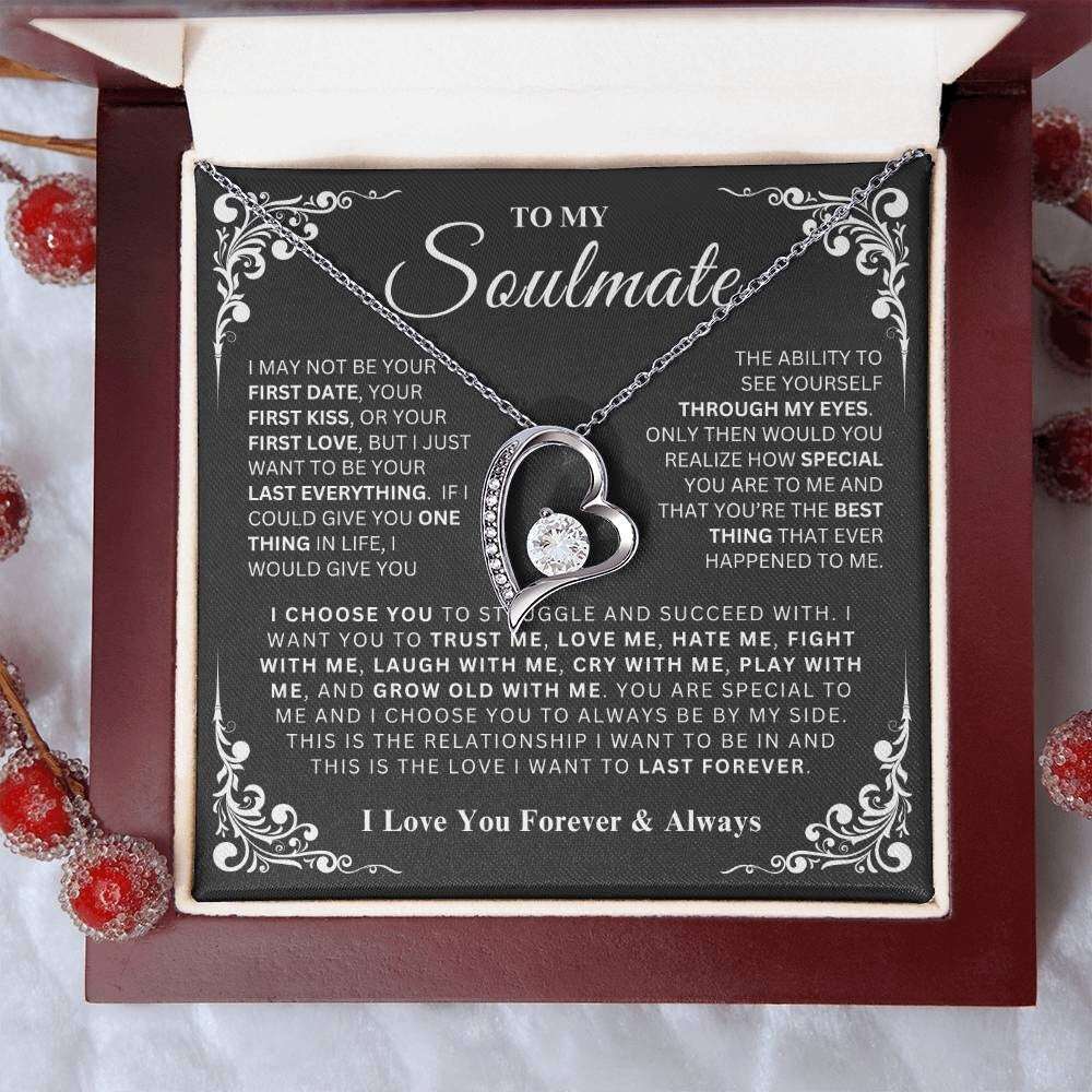 Eternal Love: Heart Necklace Gift Set for Soulmate