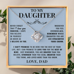 Strength in You Daughter Necklace Gift Set