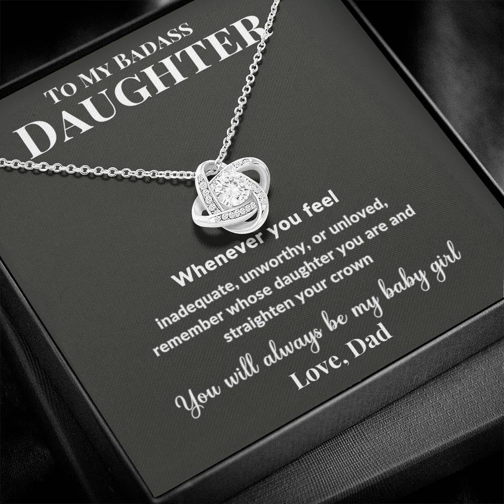 Straighten Your Crown: Necklace Gift Set for Daughter